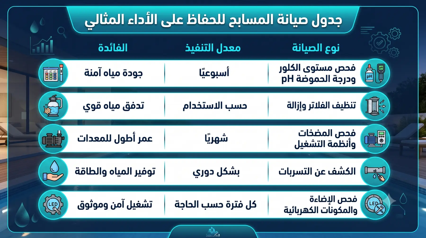 صيانة المسابح في الرياض صيانة المسابح في الرياض