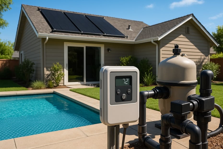 إصلاح مضخة المسبح