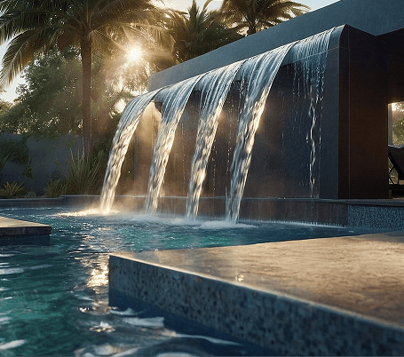 تصميم شلالات