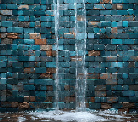 تصميم شلالات